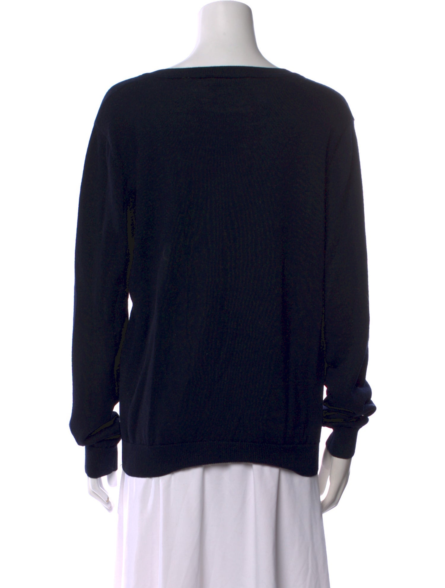 Sandro Merino Wool V-Neck Sweater